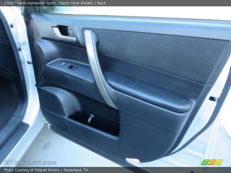 Classic Silver Metallic / Black 2008 Toyota Highlander Sport