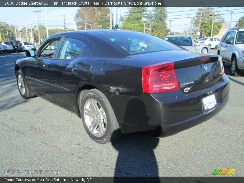 Brilliant Black Crystal Pearl / Dark Slate Gray/Light Graystone 2006 Dodge Charger SXT