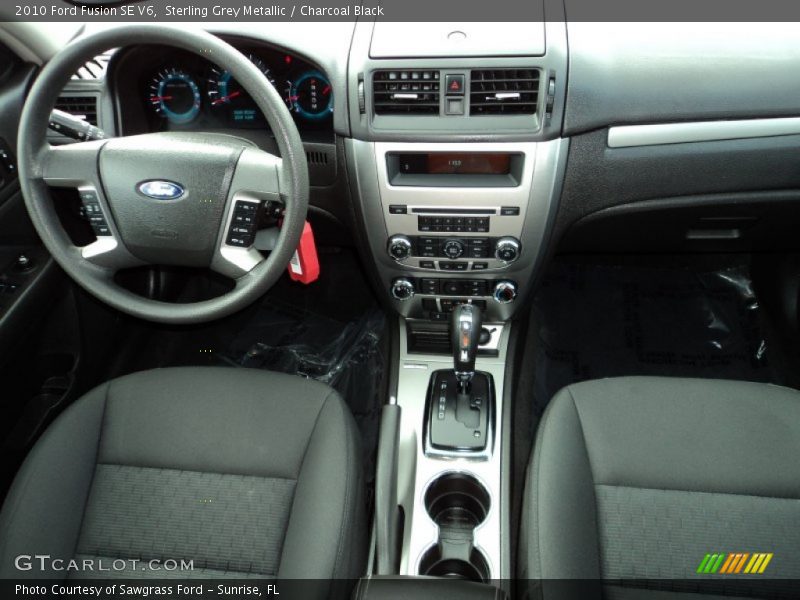 Sterling Grey Metallic / Charcoal Black 2010 Ford Fusion SE V6