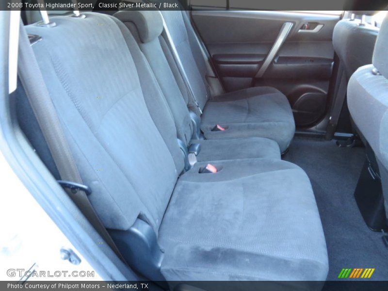 Classic Silver Metallic / Black 2008 Toyota Highlander Sport