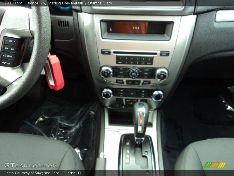 Sterling Grey Metallic / Charcoal Black 2010 Ford Fusion SE V6