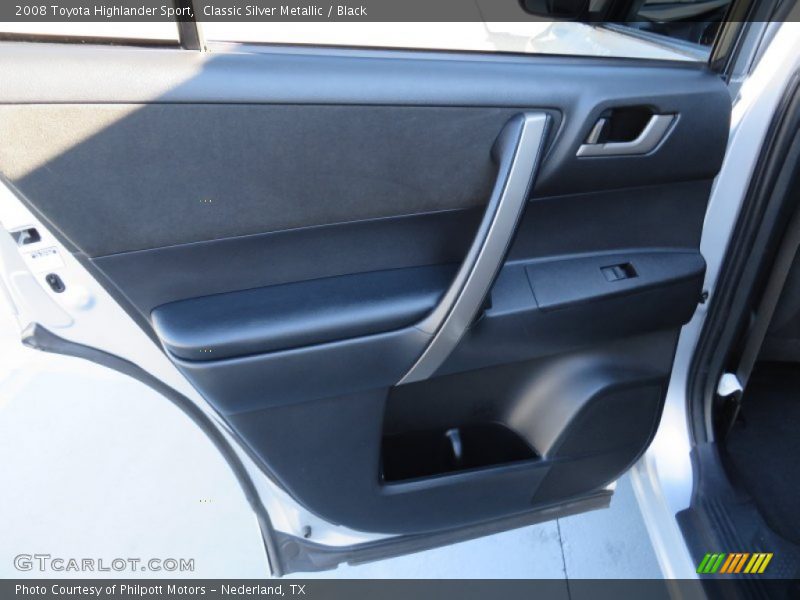 Classic Silver Metallic / Black 2008 Toyota Highlander Sport