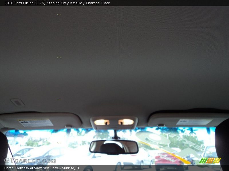 Sterling Grey Metallic / Charcoal Black 2010 Ford Fusion SE V6