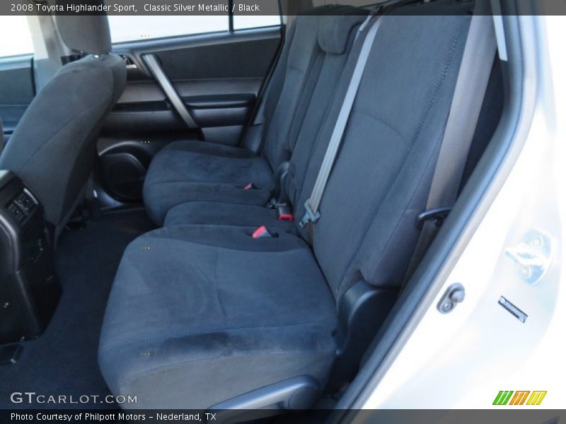 Classic Silver Metallic / Black 2008 Toyota Highlander Sport