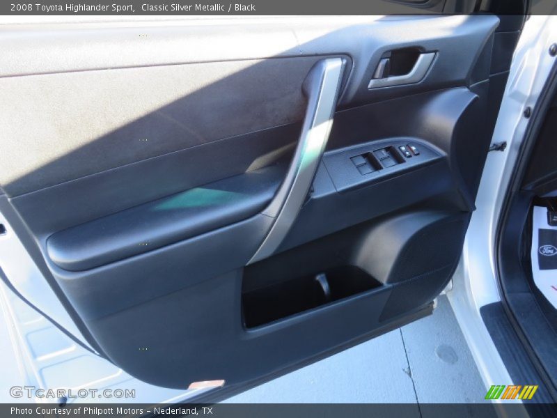 Classic Silver Metallic / Black 2008 Toyota Highlander Sport