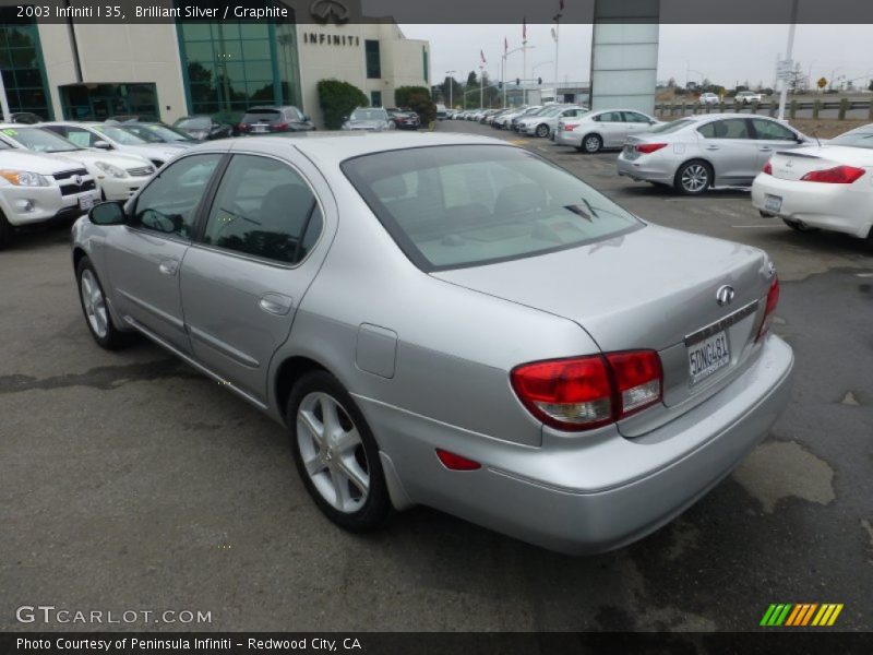 Brilliant Silver / Graphite 2003 Infiniti I 35