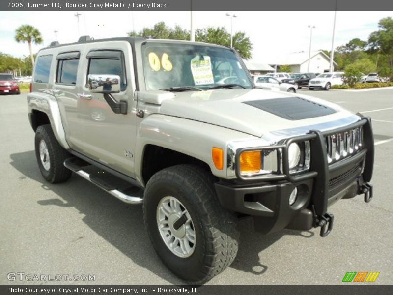 Boulder Gray Metallic / Ebony Black 2006 Hummer H3