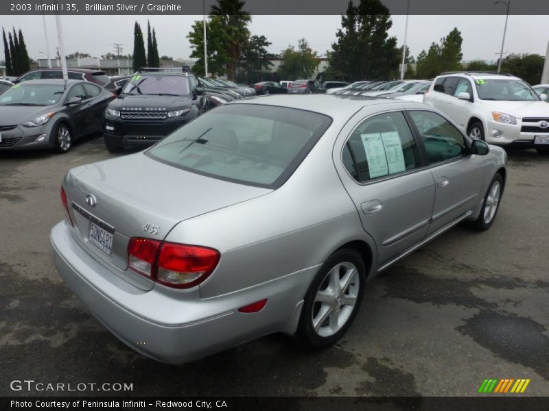 Brilliant Silver / Graphite 2003 Infiniti I 35