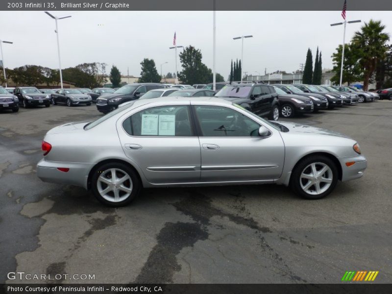 Brilliant Silver / Graphite 2003 Infiniti I 35