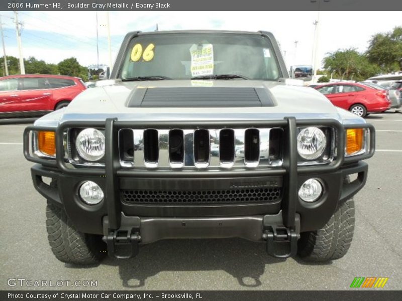 Boulder Gray Metallic / Ebony Black 2006 Hummer H3