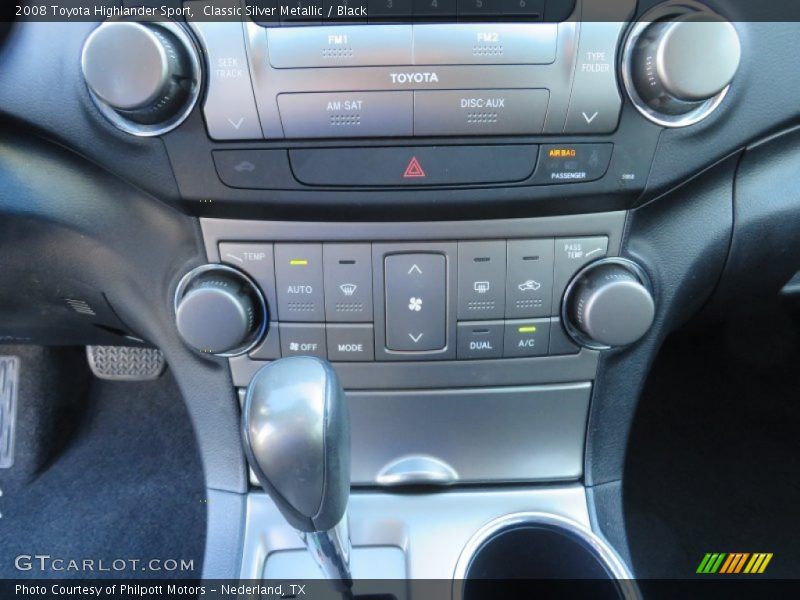 Classic Silver Metallic / Black 2008 Toyota Highlander Sport