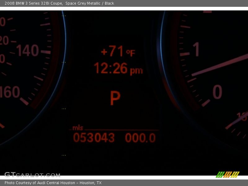 Space Grey Metallic / Black 2008 BMW 3 Series 328i Coupe