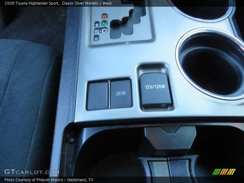 Classic Silver Metallic / Black 2008 Toyota Highlander Sport