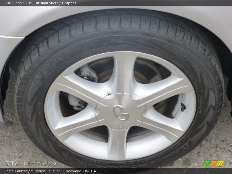 Brilliant Silver / Graphite 2003 Infiniti I 35