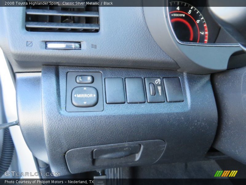 Classic Silver Metallic / Black 2008 Toyota Highlander Sport