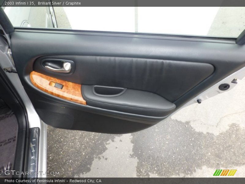 Brilliant Silver / Graphite 2003 Infiniti I 35