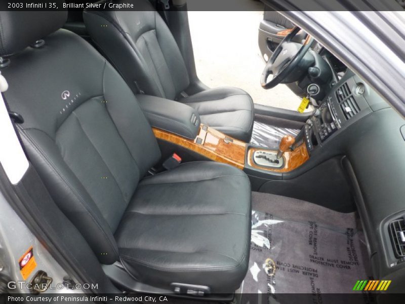 Brilliant Silver / Graphite 2003 Infiniti I 35