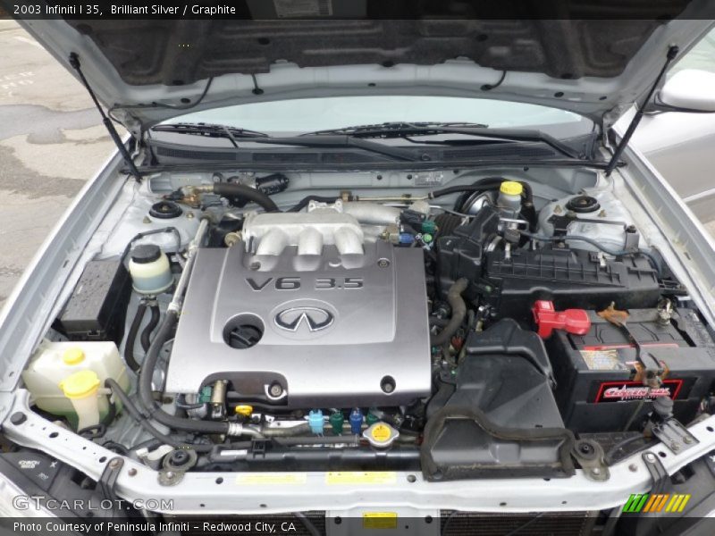 Brilliant Silver / Graphite 2003 Infiniti I 35