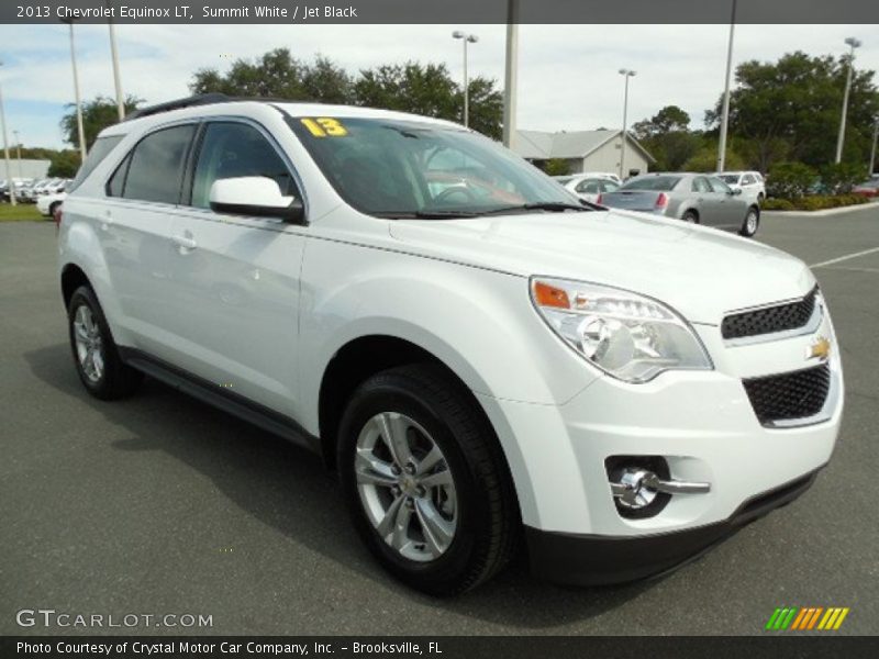 Summit White / Jet Black 2013 Chevrolet Equinox LT