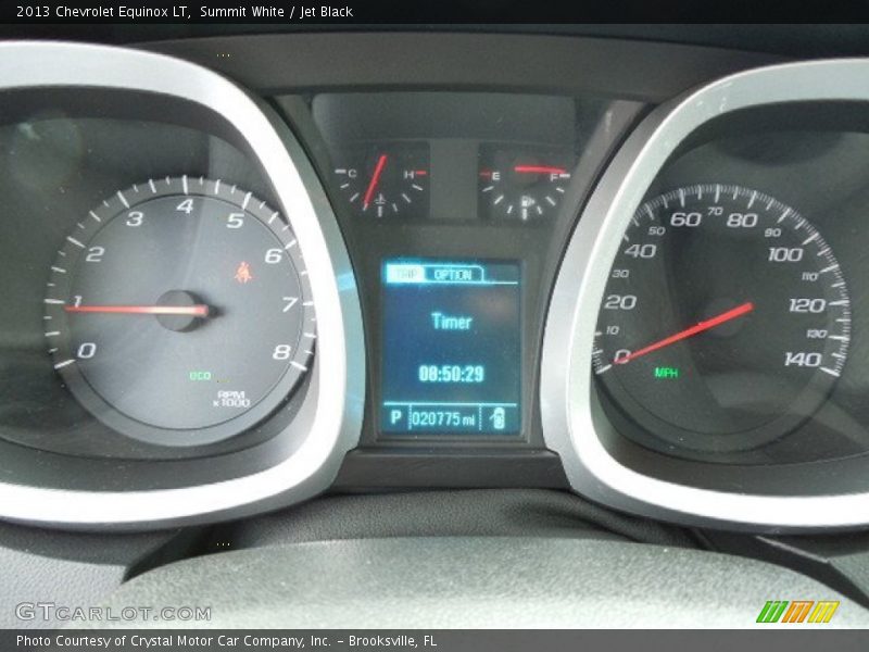 Summit White / Jet Black 2013 Chevrolet Equinox LT