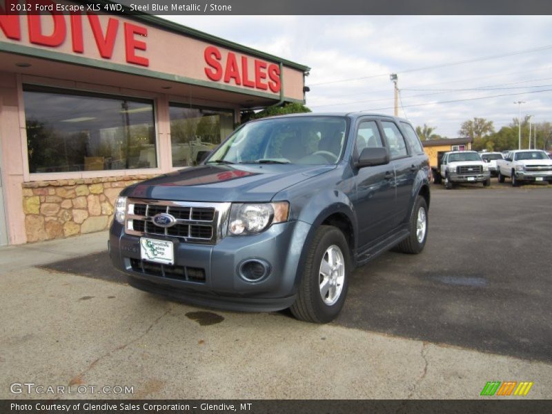Steel Blue Metallic / Stone 2012 Ford Escape XLS 4WD