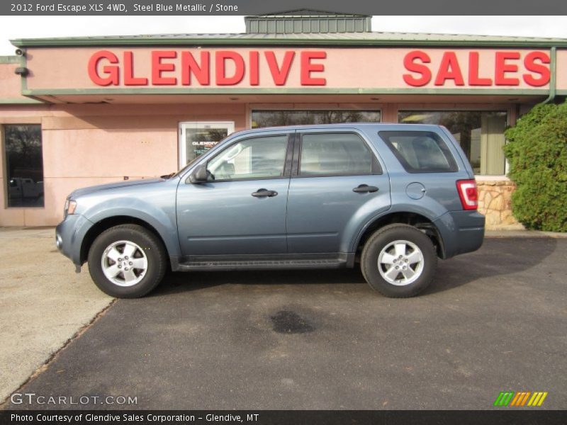 Steel Blue Metallic / Stone 2012 Ford Escape XLS 4WD
