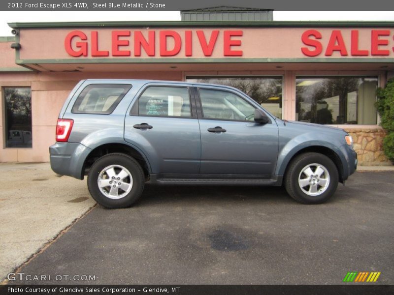Steel Blue Metallic / Stone 2012 Ford Escape XLS 4WD