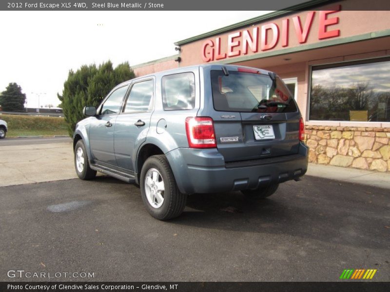Steel Blue Metallic / Stone 2012 Ford Escape XLS 4WD