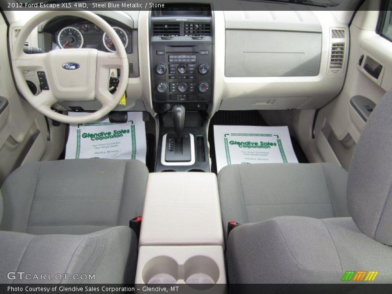 Steel Blue Metallic / Stone 2012 Ford Escape XLS 4WD