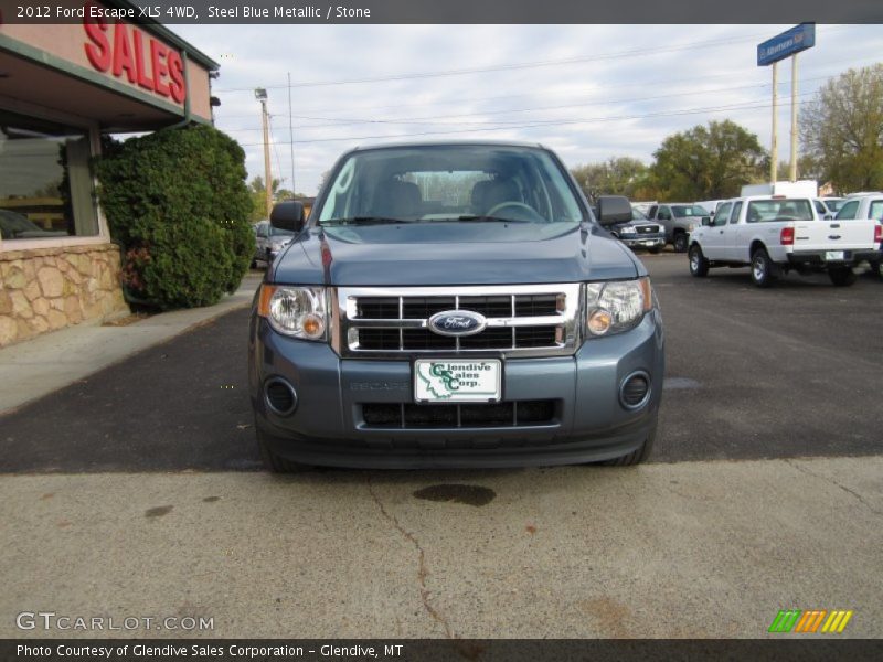Steel Blue Metallic / Stone 2012 Ford Escape XLS 4WD