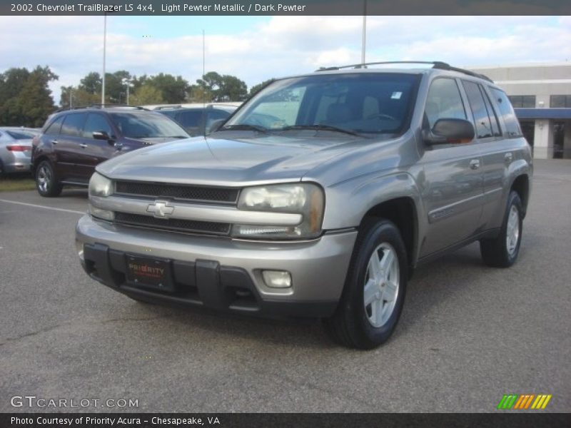 Light Pewter Metallic / Dark Pewter 2002 Chevrolet TrailBlazer LS 4x4