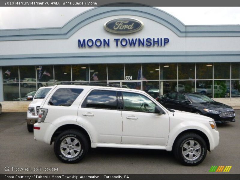 White Suede / Stone 2010 Mercury Mariner V6 4WD