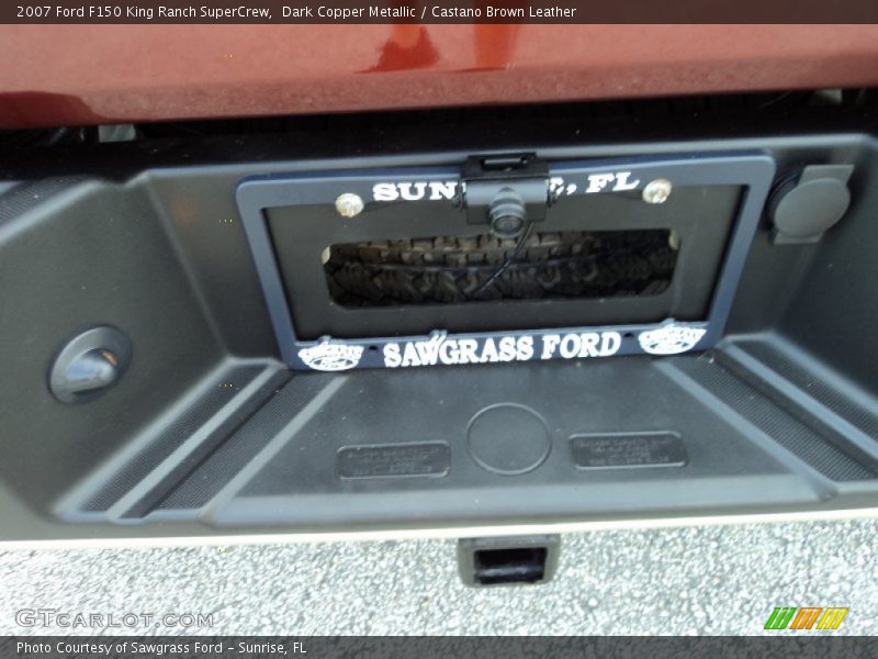 Dark Copper Metallic / Castano Brown Leather 2007 Ford F150 King Ranch SuperCrew