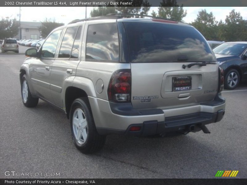 Light Pewter Metallic / Dark Pewter 2002 Chevrolet TrailBlazer LS 4x4