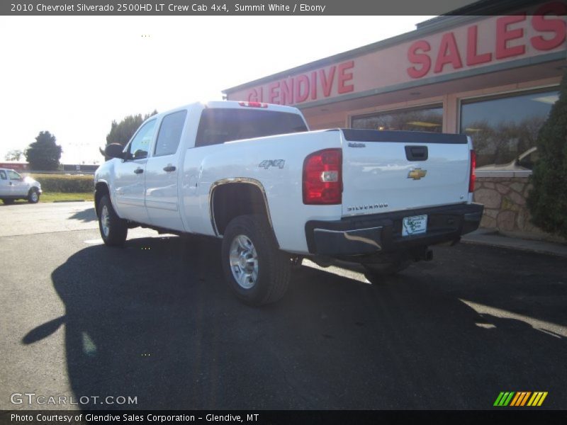 Summit White / Ebony 2010 Chevrolet Silverado 2500HD LT Crew Cab 4x4
