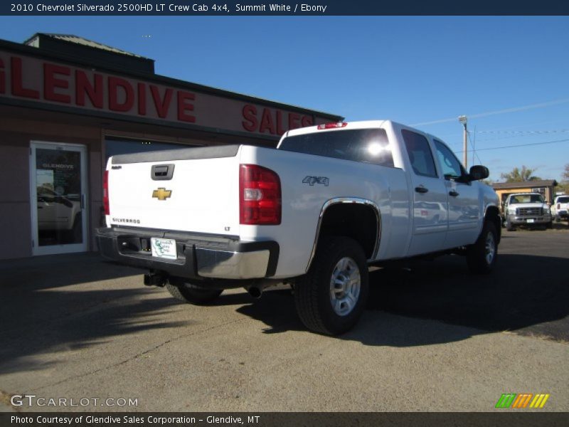 Summit White / Ebony 2010 Chevrolet Silverado 2500HD LT Crew Cab 4x4