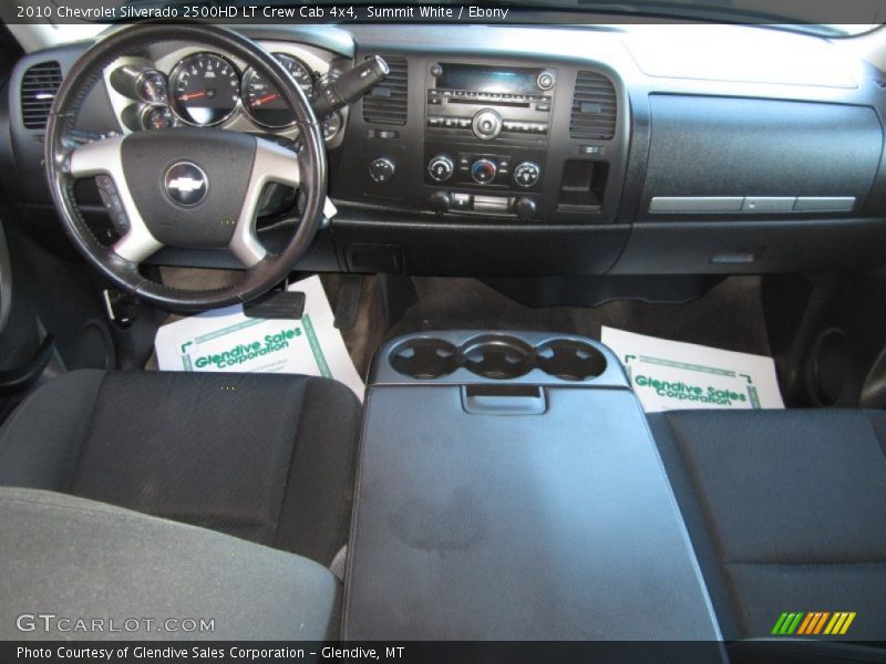 Summit White / Ebony 2010 Chevrolet Silverado 2500HD LT Crew Cab 4x4