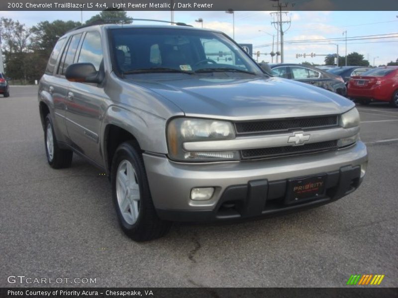 Light Pewter Metallic / Dark Pewter 2002 Chevrolet TrailBlazer LS 4x4