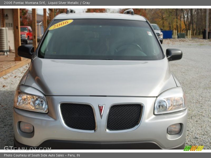 Liquid Silver Metallic / Gray 2006 Pontiac Montana SV6