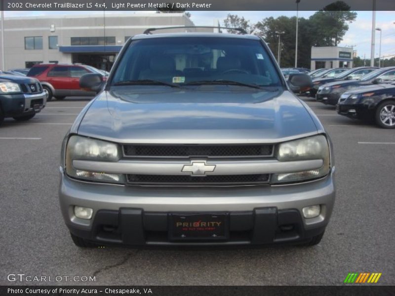 Light Pewter Metallic / Dark Pewter 2002 Chevrolet TrailBlazer LS 4x4