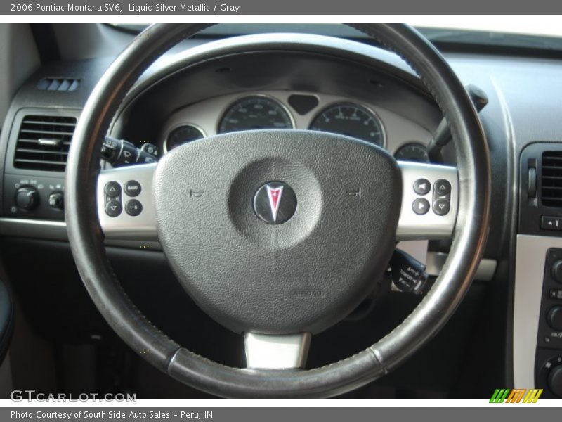 Liquid Silver Metallic / Gray 2006 Pontiac Montana SV6