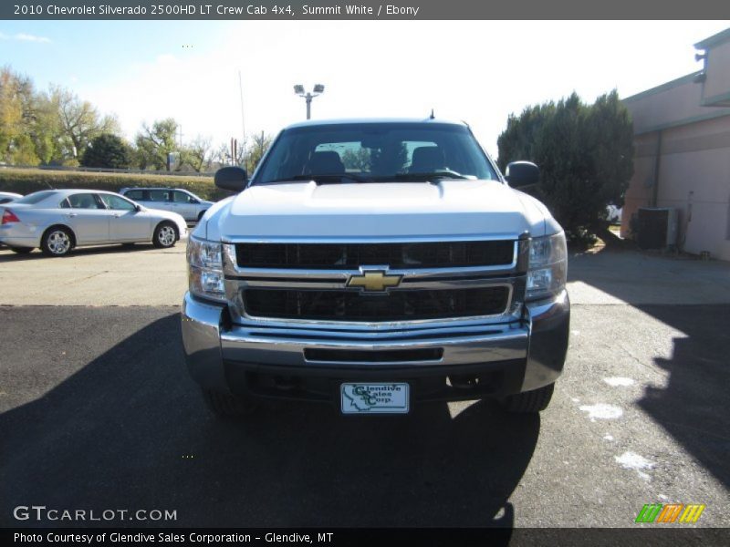 Summit White / Ebony 2010 Chevrolet Silverado 2500HD LT Crew Cab 4x4