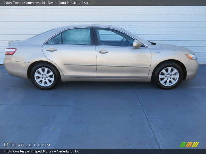 Desert Sand Metallic / Bisque 2009 Toyota Camry Hybrid