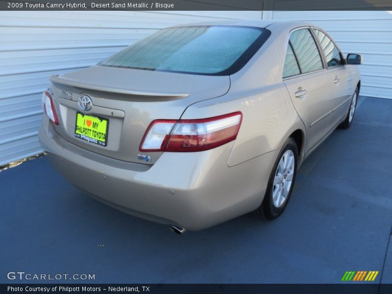 Desert Sand Metallic / Bisque 2009 Toyota Camry Hybrid