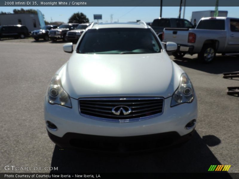 Moonlight White / Graphite 2008 Infiniti EX 35