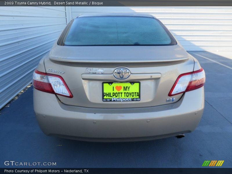 Desert Sand Metallic / Bisque 2009 Toyota Camry Hybrid