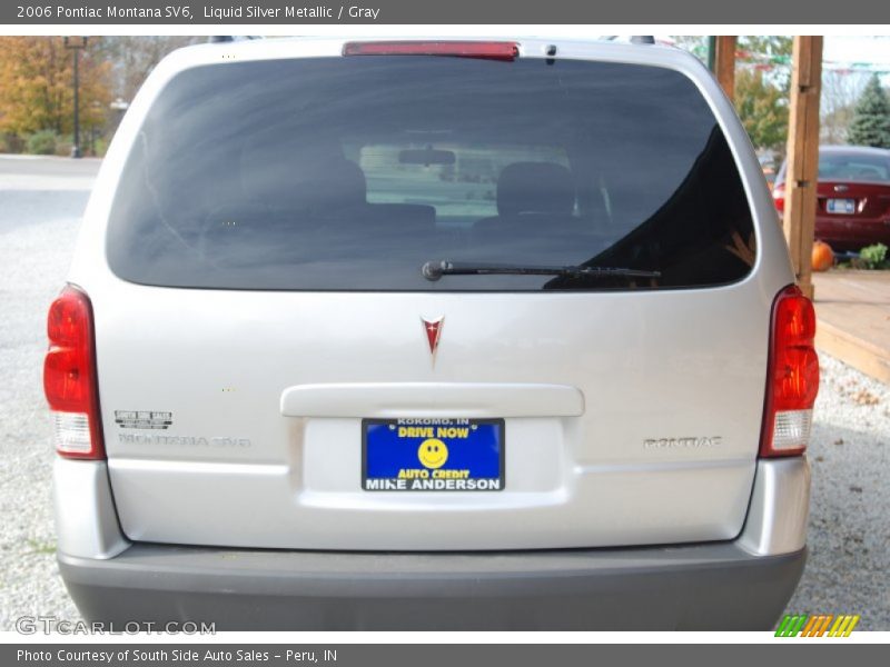 Liquid Silver Metallic / Gray 2006 Pontiac Montana SV6