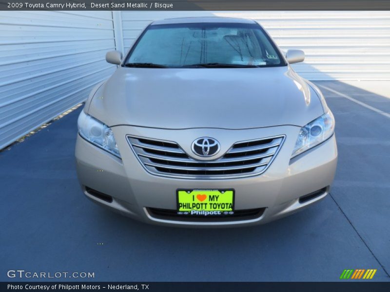 Desert Sand Metallic / Bisque 2009 Toyota Camry Hybrid