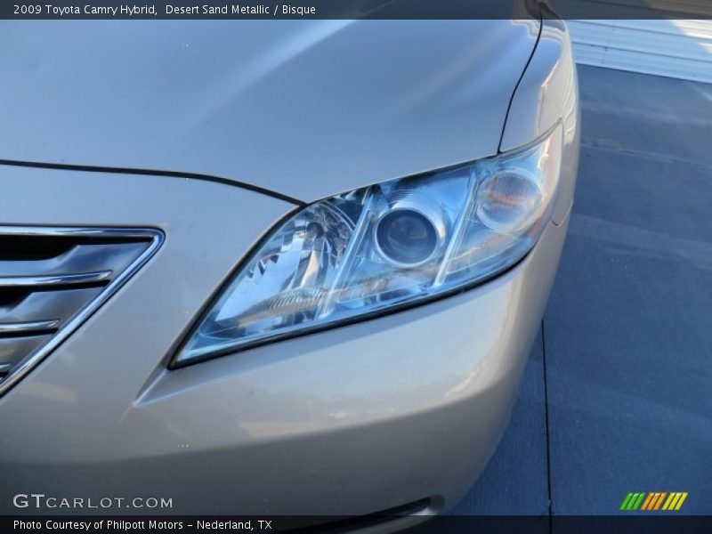 Desert Sand Metallic / Bisque 2009 Toyota Camry Hybrid