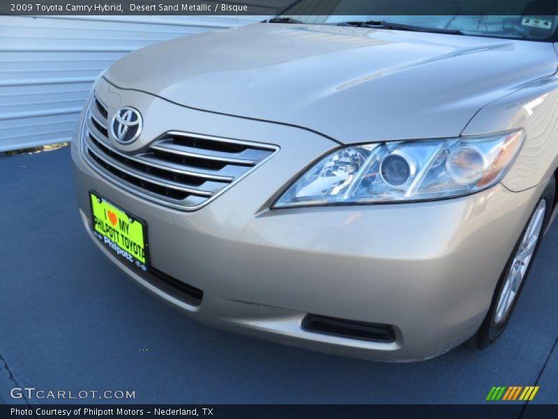 Desert Sand Metallic / Bisque 2009 Toyota Camry Hybrid